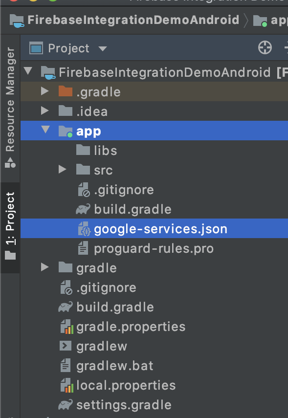 Configure Firebase